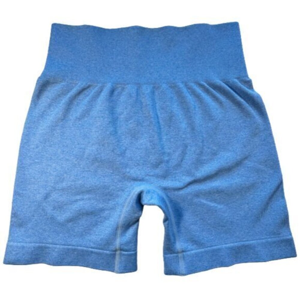 🌷 High Waisted Baby Blue Gym Shorts